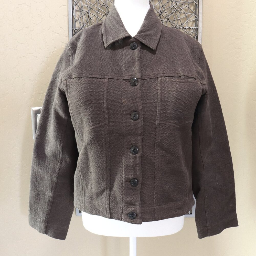 Chico's Brown Button Up Jacket. - image 1